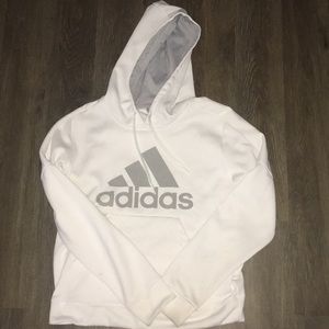 White and Grey Adidas Sweatshirt